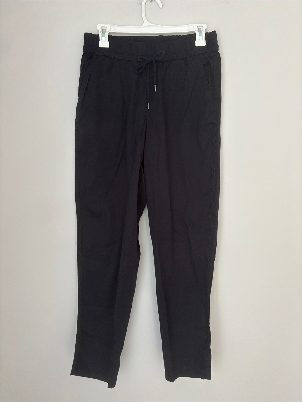 Pact Navy Organic Cotton Tapered Leg Drawstring Pant